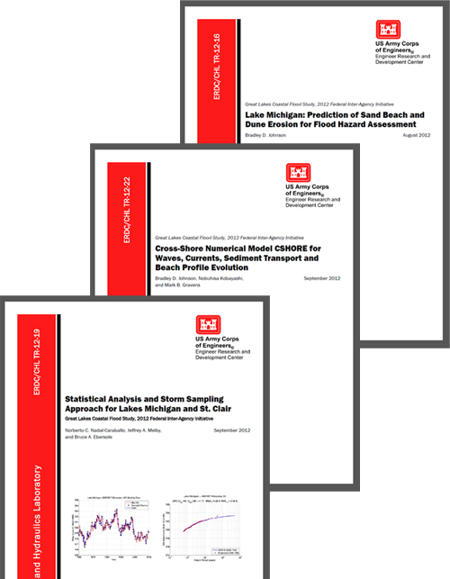 Great Lakes Coastal Flood Study Published Reports